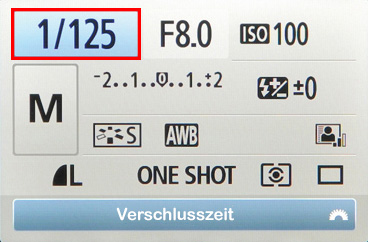 Verschlusszeit
